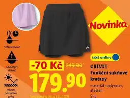Lidl CRIVIT Funkční sukňové kraťasy nabídka