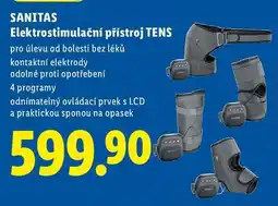 Lidl SANITAS Elektrostimulační přístroj TENS nabídka