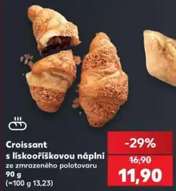 Kaufland Croissant s lískooříškovou náplní nabídka
