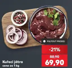 Kaufland Kuřecí játra nabídka