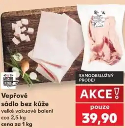 Kaufland Vepřové sádlo bez kůže nabídka