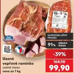 Kaufland Uzené vepřové ramínko nabídka