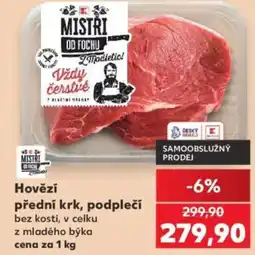 Kaufland Hovězí přední krk, podpleči nabídka