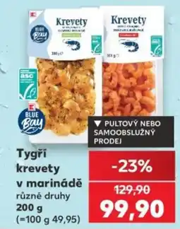 Kaufland Tygří krevety v marinádě nabídka