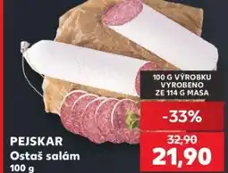 Kaufland PEJSKAR Ostaš salám nabídka