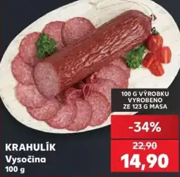 Kaufland KRAHULIK Vysočina nabídka