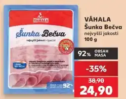 Kaufland VÁHALA Šunka Bečva nabídka