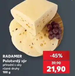 Kaufland RADAMER Polotvrdý sýr nabídka