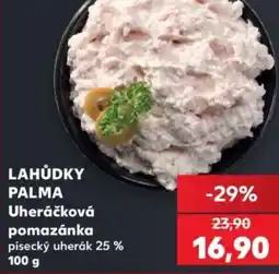 Kaufland LAHŮDKY PALMA Uheráčková pomazánka nabídka