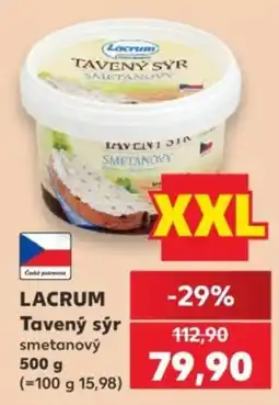 Kaufland LACRUM Tavený sýr smetanový nabídka