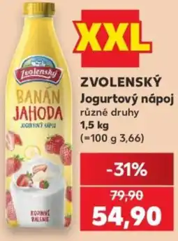 Kaufland ZVOLENSKÝ Jogurtový nápoj nabídka