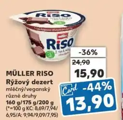 Kaufland MÜLLER RISO Rýžový dezert nabídka