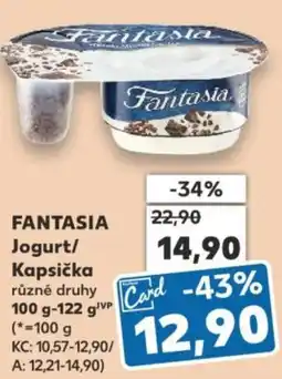 Kaufland FANTASIA Jogurt/ Kapsička nabídka