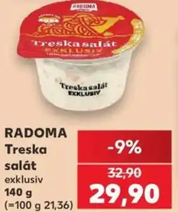 Kaufland RADOMA Treska salát nabídka