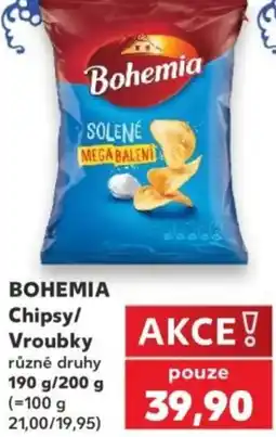 Kaufland BOHEMIA Chipsy/ Vroubky nabídka
