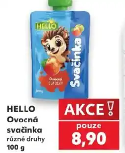 Kaufland HELLO Ovocná svačinka nabídka
