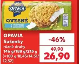 Kaufland OPAVIA Sušenky nabídka