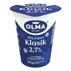 Albert Olma Klasik bílý jogurt nabídka