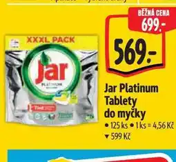 Albert Jar Platinum Tablety do myčky 125 ks nabídka