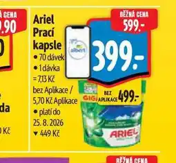 Albert Ariel Prací kapsle 70 dávek nabídka