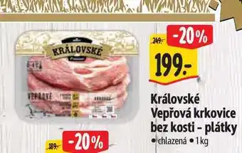 Albert Královské Vepřová krkovice bez kosti - plátky nabídka