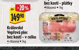 Albert Královské Vepřová plec bez kosti v celku nabídka
