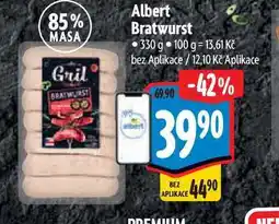 Albert Albert Bratwurst nabídka