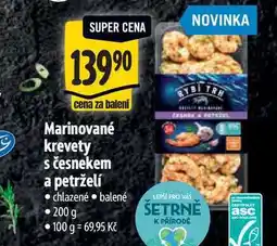 Albert Marinované krevety s česnekem a petrželí nabídka