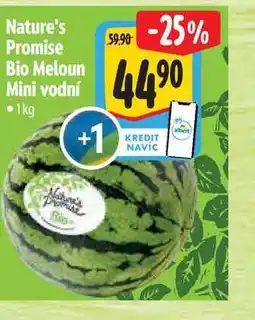 Albert Nature's Promise Bio Meloun Mini vodní nabídka