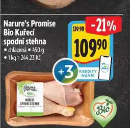 Albert Narure's Promise Bio Kuřecí spodní stehna chlazená nabídka