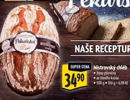 Albert Mistrovský chléb žitno-pšeničný nabídka