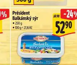 Albert Président Balkánský sýr nabídka
