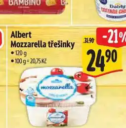 Albert Albert Mozzarella třešinky nabídka