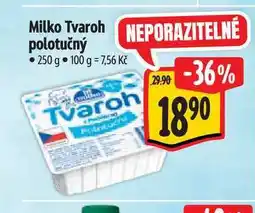 Albert Milko Tvaroh polotučný nabídka