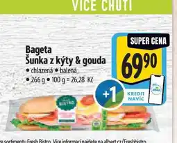 Albert Bageta Šunka z kýty & gouda nabídka
