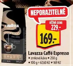 Albert Lavazza Caffé Espresso zrnková káva nabídka