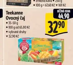 Albert Teekanne Ovocný čaj nabídka