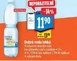Albert Dobrá voda lehká ochucená minerální voda bez přidaného cukru a sladidel nabídka