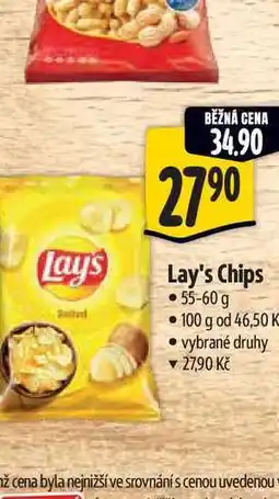 Albert Lay's Chips nabídka