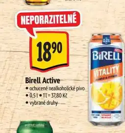 Albert Birell Active ochucené nealkoholické pivo nabídka