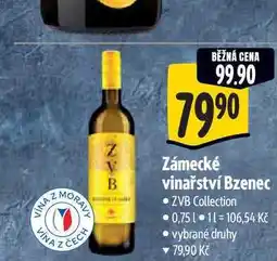 Albert Zámecké vinařství Bzenec nabídka