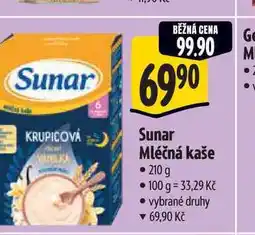 Albert Sunar Mléčná kaše nabídka