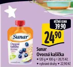 Albert Sunar Ovocná kašička nabídka
