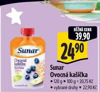 Albert Sunar Ovocná kašička nabídka