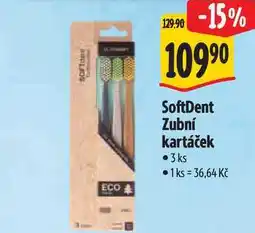 Albert SoftDent Zubní kartáček 3 ks nabídka