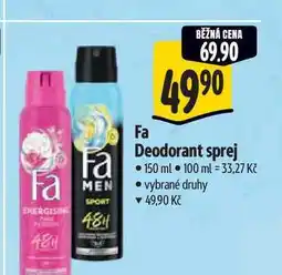 Albert Fa Deodorant sprej nabídka
