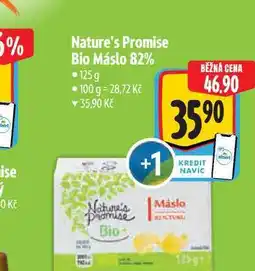 Albert č Nature's Promise Bio Máslo 82% nabídka