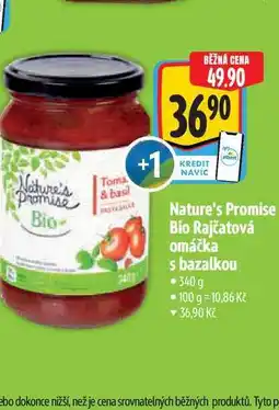 Albert Nature's Promise Bio Rajčatová omáčka s bazalkou nabídka