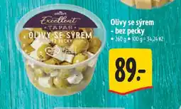 Albert Olivy se sýrem bez pecky nabídka
