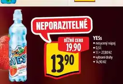 Albert YESS nesycený nápoj 0,51 nabídka